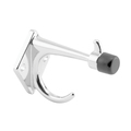 Prime-Line Hook and Bumper, 3 in. Projection, Cast Zamak Construction, Chrome Finish Single Pack 656-7214-T